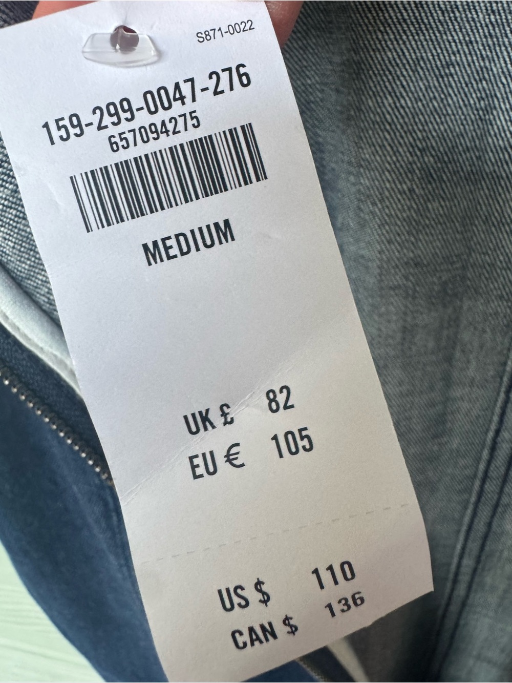 Abercrombie & Fitch Midi Dress in dark denim M NWT - Picture 5 of 6